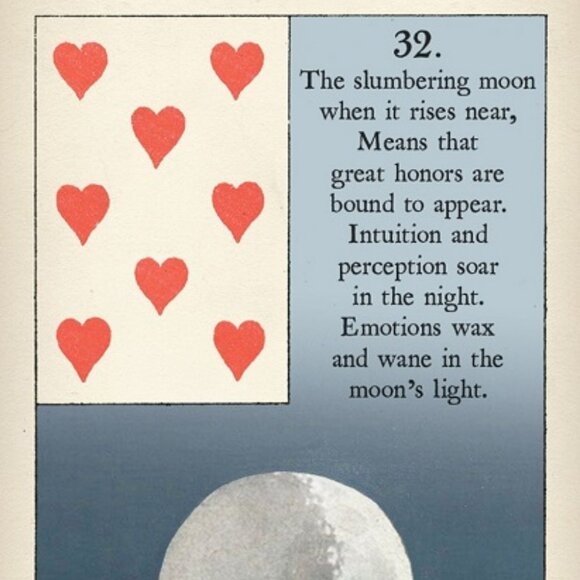 Blue Bird Lenormand, New,  Sealed,  Sat under Texas 100% totality April 8, 2024 - Picture 7 of 9